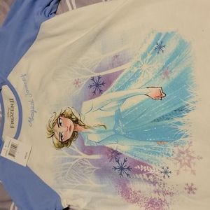 Elsa Frozen L/S shirt Girls Large, NWT!